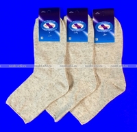 Ростекс (Рус-текс) Носки без резинки укороченные Н-210-Лен